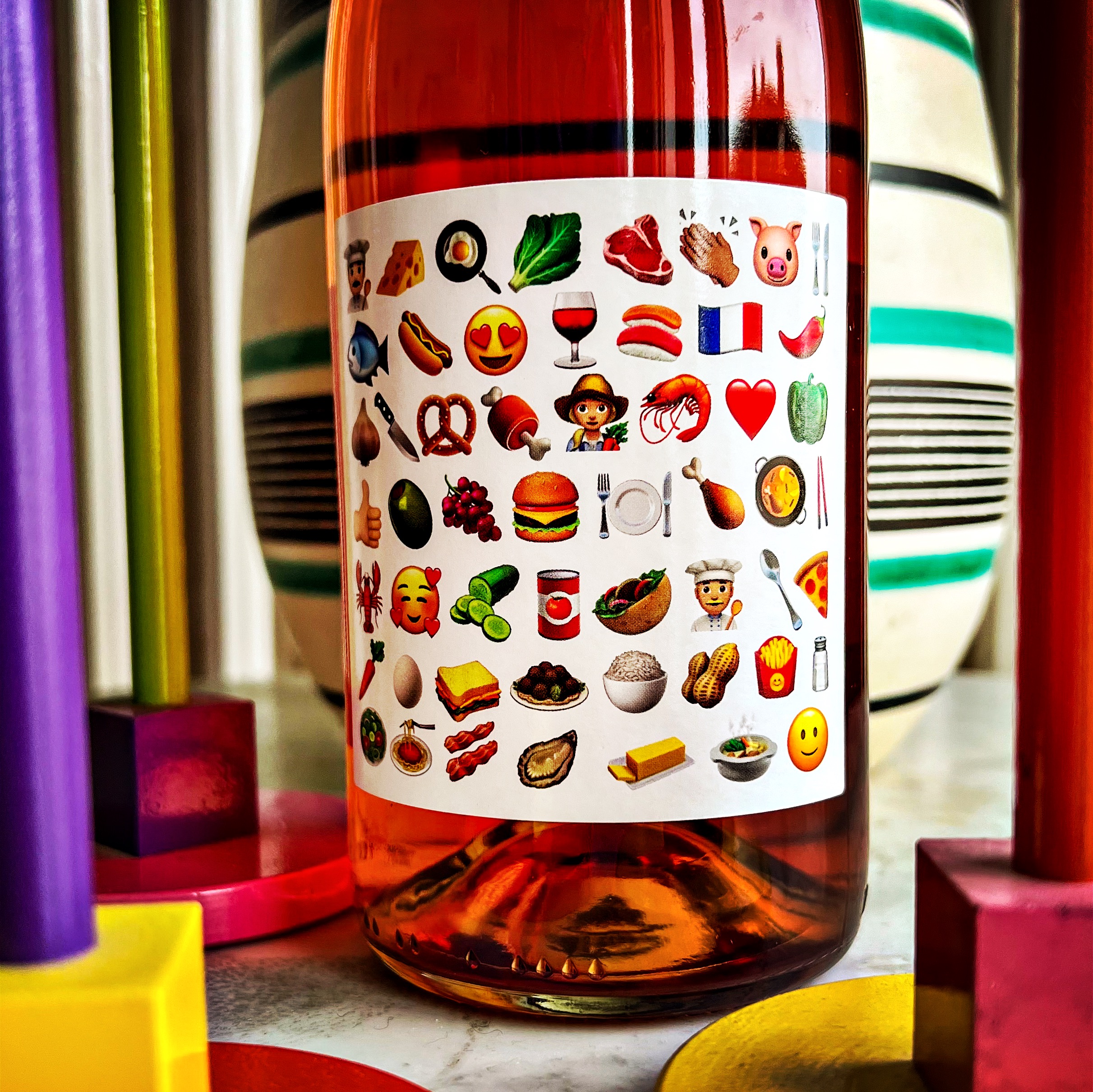 Emoji wine vin chai d’idées